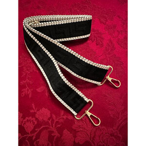Unbranded Woven Bag Strap Black White